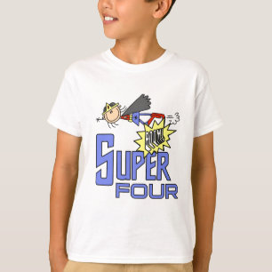 Superassistance Girl 4e födelsedagen Tshirts och G