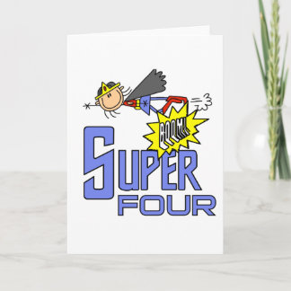 Superassistance Girl 4e födelsedagen Tshirts och G Kort