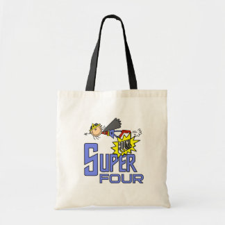 Superassistance Girl 4e födelsedagen Tshirts och G Tygkasse