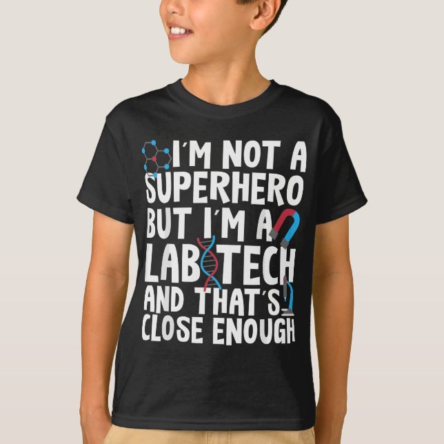 Superassistance Lab Tech Lab Technician Laborcian  T Shirt (Framsida)