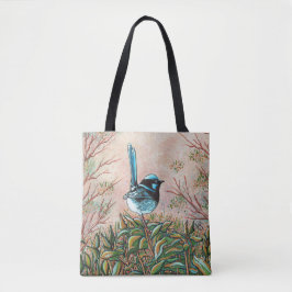 Superb Fairy Wren Tote Tygkasse