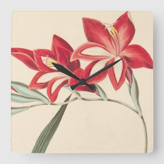 Superb Maj-Flagga Fyrkantig Klocka (Framsida)