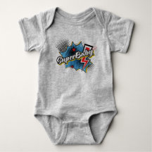 SuperBABY-tecknadens superhjälte, kroppsdräkt GRÅT