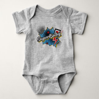 SuperBABY-tecknadens superhjälte, kroppsdräkt GRÅT Tröja