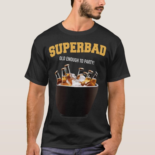 Superbad Alternativ Affisch T Shirt (Framsida)
