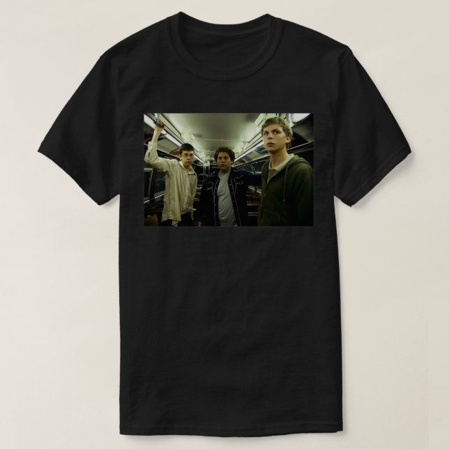SUPERBAD Tåg Scene T Shirt (Design framsida)