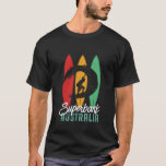 Superbank Beach Australia Vintage Retro Surfing T Shirt<br><div class="desc">Superbank Beach Australia. Vintagens ritbordsdesign för surfare som surfar i kärlek och rider över havet vinkart. Coola sommar helgdag, påsklov varor för dem som njuter av hett sol, tropiskt väder, solbadning under handflatan träd. Grunge och misströstan till bäran medan du njuter av stranden party och sjunger runt brasan. Underbar souvenir,...</div>