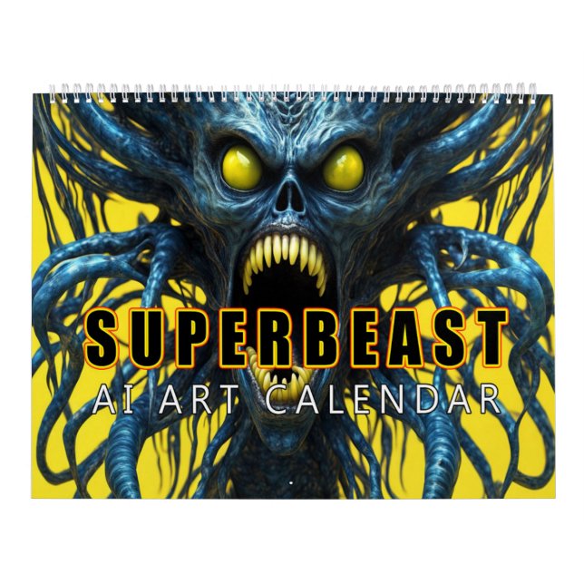 Superbeast AI Konst Kalender (Omslag)