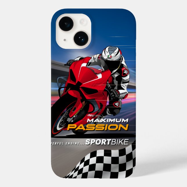 Superbike Racing Maximal Passion Biker-grafik (Baksida)
