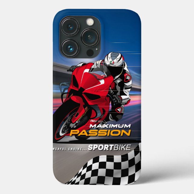 Superbike Racing Maximal Passion Biker-grafik (Baksida)