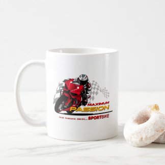 Superbike Racing Maximal Passion Biker Grafik #11 Kaffemugg