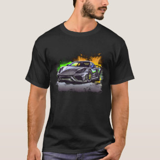 Superbil Sportbil Exotisk Konceptkonst T Shirt