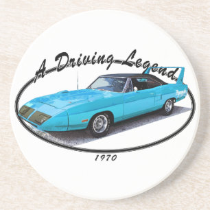 Superbird blått 1970 underlägg sandsten