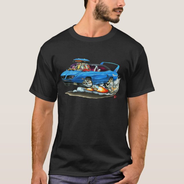 Superbird blåttbil 1970 tee (Framsida)