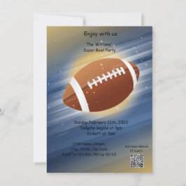 Superbowl-gruppinbjudan Inbjudningar