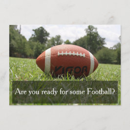 Superbowl-gruppinbjudningar Inbjudningar