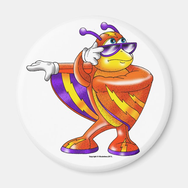 SUPERBUG MAGNET (Framsidan)