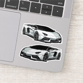Supercar Sticker Klistermärken