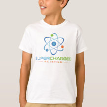 Supercharge Science Shirts - endast Front Logotyp