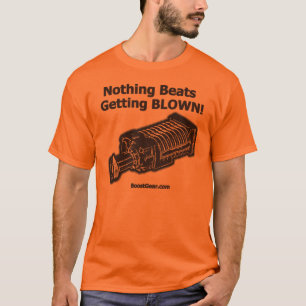 Superchargerskjorta - ingenting slår att få blå t shirt