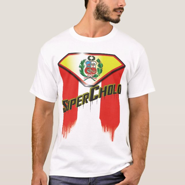 SUPERCHOLO-peruanTShirt Tee (Framsida)