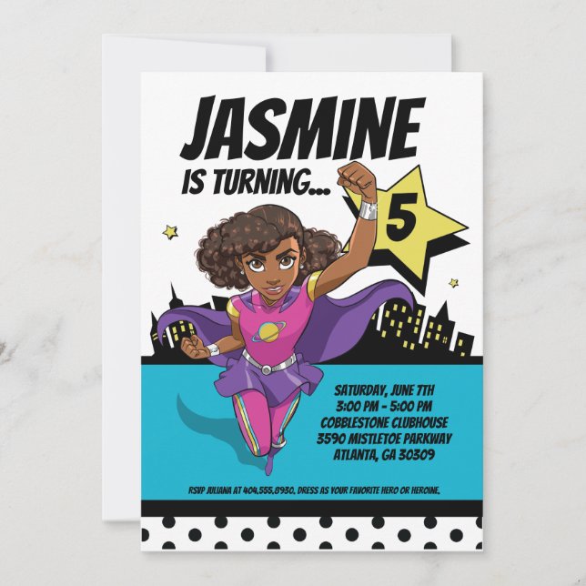 SuperCoco Personlig 5x7-inbjudningar Inbjudningar (Framsida)