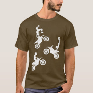 Supercross Dirt Bike Stunts Bike Wheelie T Shirt