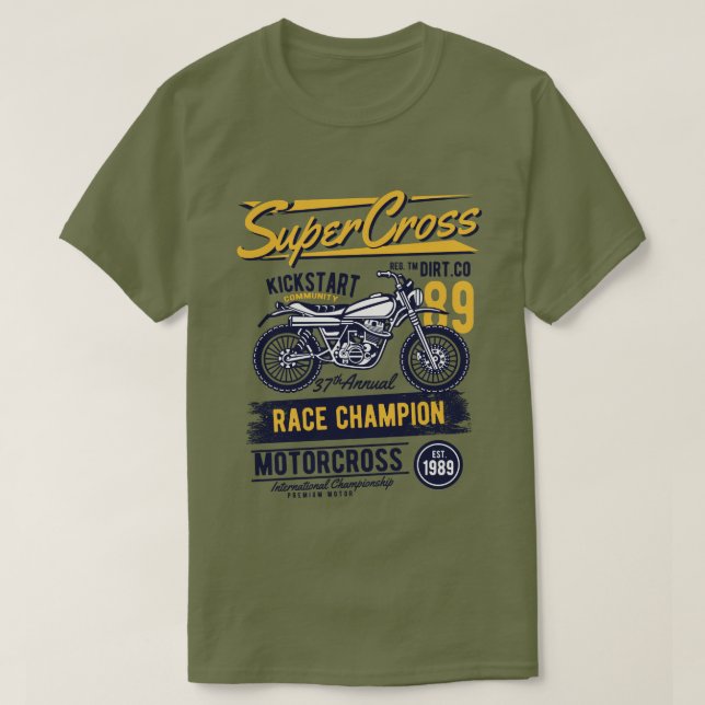 SuperCross Manar-T-Shirt Tee Shirt (Design framsida)