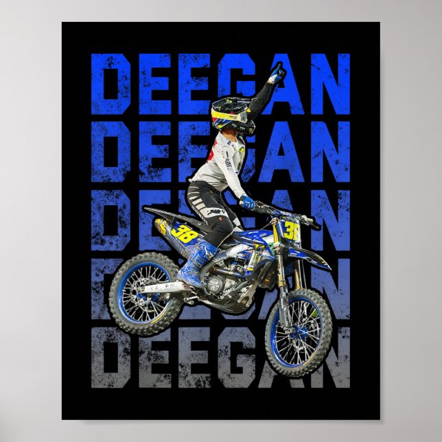 Supercross Motocross Haiden-deegs-risk Halloween Poster (Framsidan)