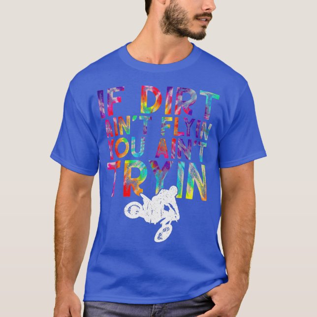 Supercross MX Motocross Ride Funny Dirt Bike Tie T Shirt (Framsida)
