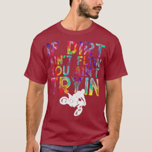 Supercross MX Motocross Ride Funny Dirt Bike Tie T Shirt