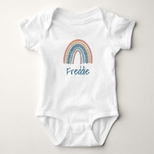 Supercute Boho regnbåge Babystrampel T Shirt