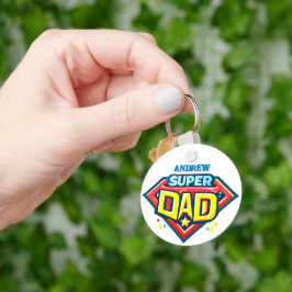 Superdad - Heroic Tribute Metall Keychain Nyckelring