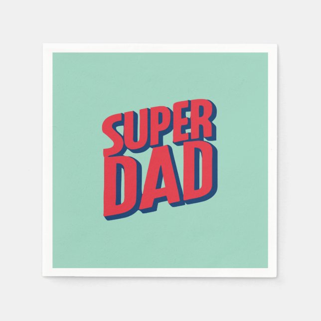 Superdad Pappersservett (Framsidan)