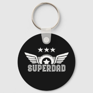 Superdad Superhjälten Pappa Pappa pappa Fars dag Nyckelring