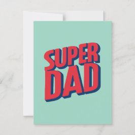 Superdad Vykort