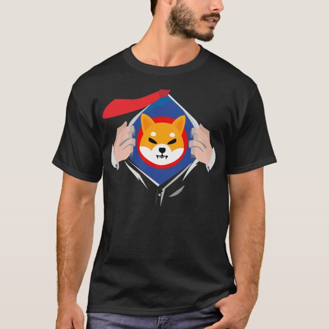 Superdriven av Shiba Inu! T-Shirt (Framsida)