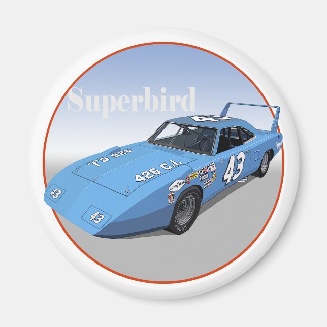 Superfågel 43 magnet (Framsidan)