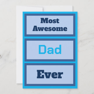 Superfinaste Pappa Någon Gång Platt Kort