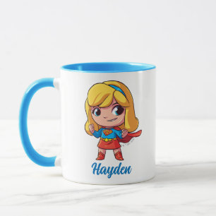 Superflicka "Framtiden är kvinnlig" Mugg