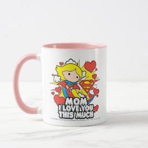 Superflicka I Kärlek så mycket Mugg