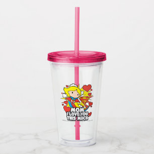 Superflicka I Kärlek så mycket Take Away Mugg