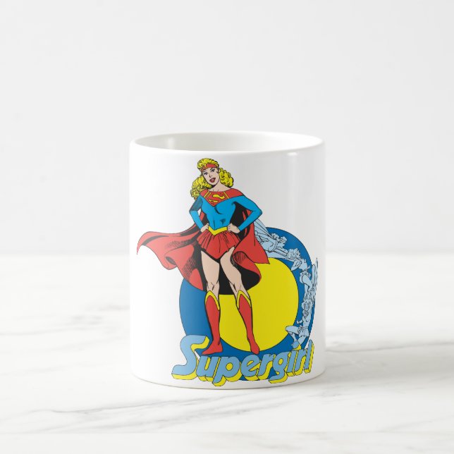 Superflicka med Logotyp Kaffemugg (Center)