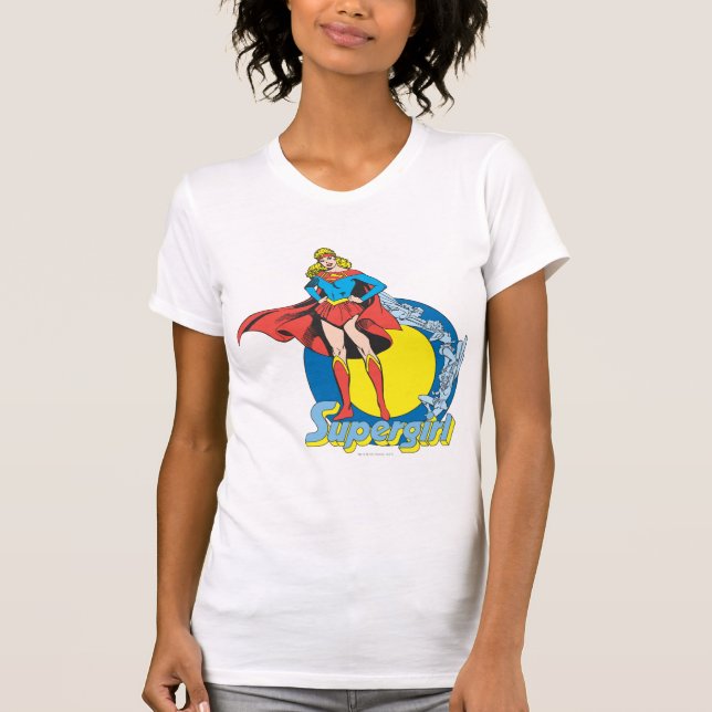 Superflicka med Logotyp T-shirt (Framsida)