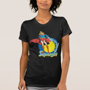 Superflicka med Logotyp T-shirt