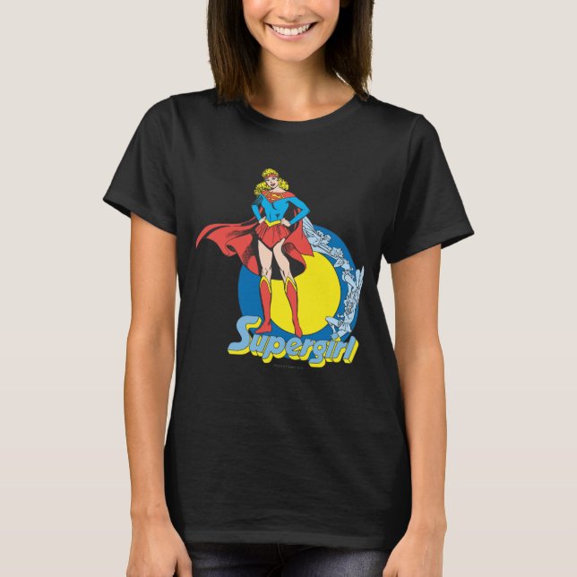 Superflicka med Logotyp Tee (Framsida)
