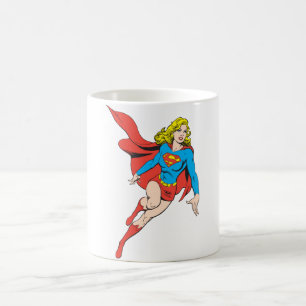 Superflicka på flykt kaffemugg