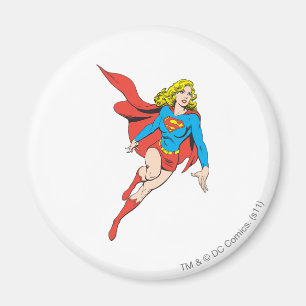 Superflicka på flykt magnet