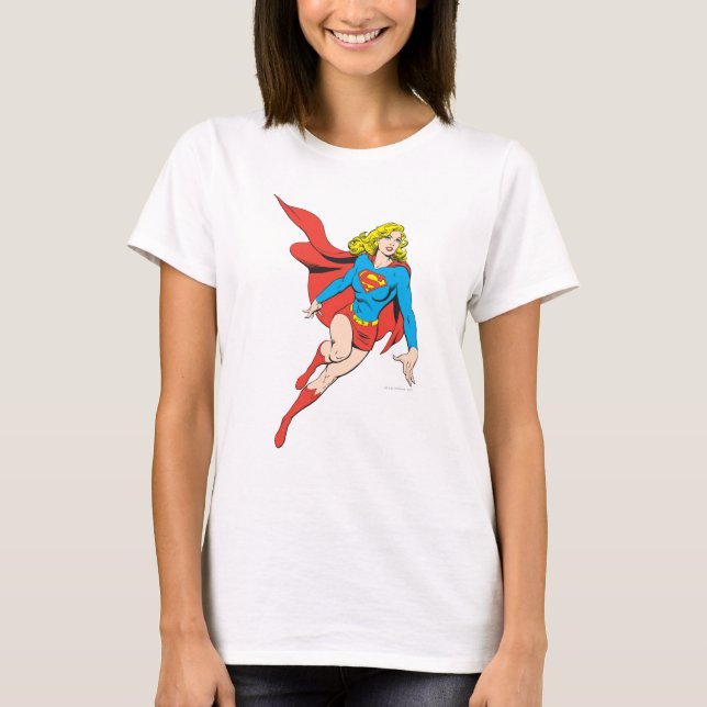 Superflicka på flykt t-shirt (Framsida)