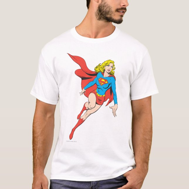 Superflicka på flykt t-shirt (Framsida)